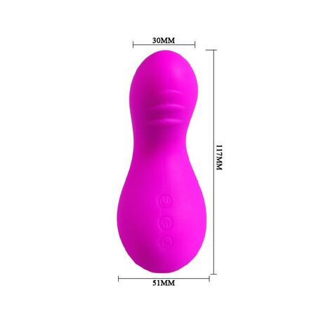 Лиловый клиторальный вибратор Gourd